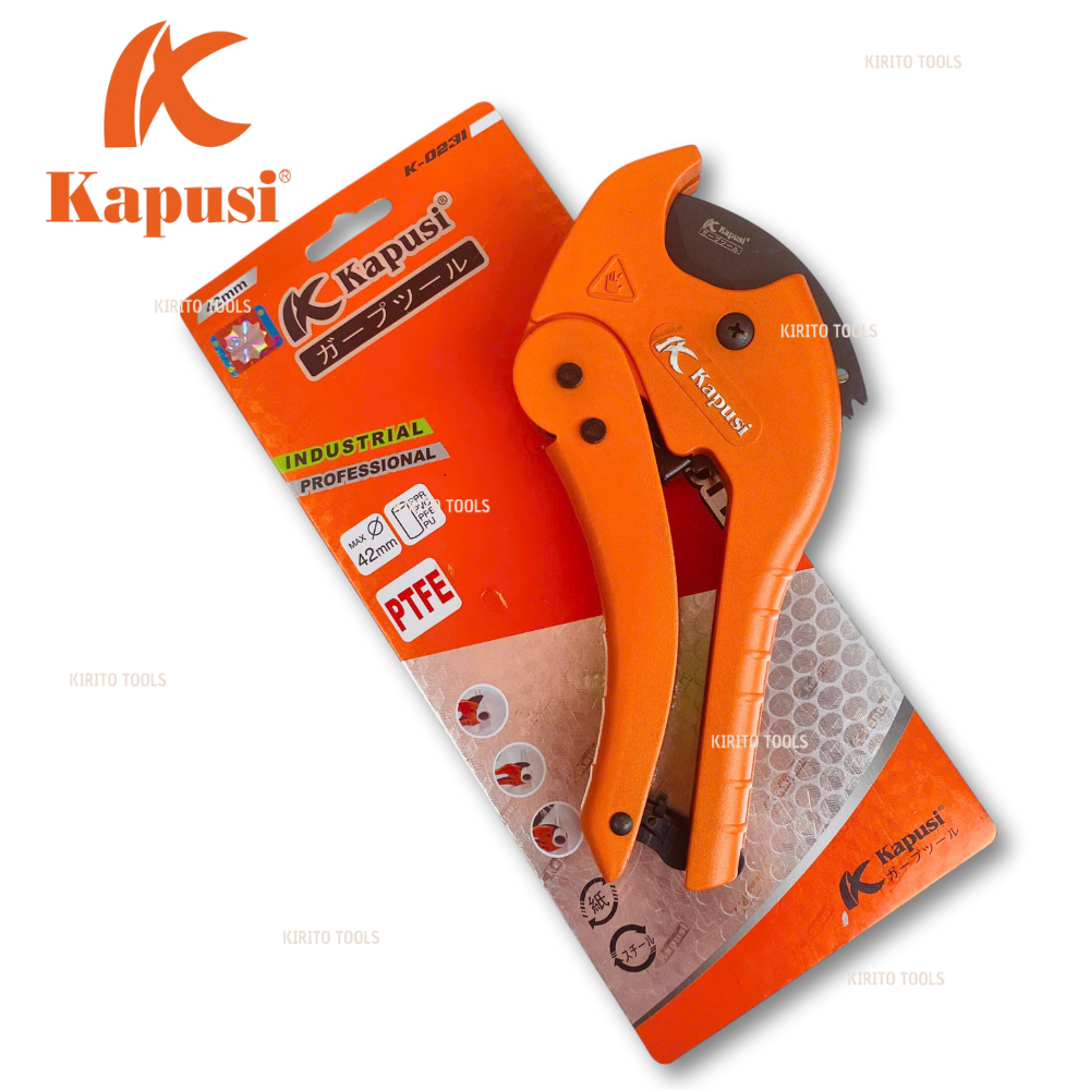 Kéo cắt ống nhựa cao cấp Kapusi Nhật Bản cỡ 42mm hợp kim thép siêu bền k0231