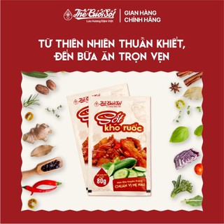 Sốt Kho Mắm Ruốc Gói 80 Gram THẾ GIỚI SỐT Gia Vị Nấu Ăn Hoàn Chỉnh Tiện Lợi Chuẩn Vị Đậm Việt