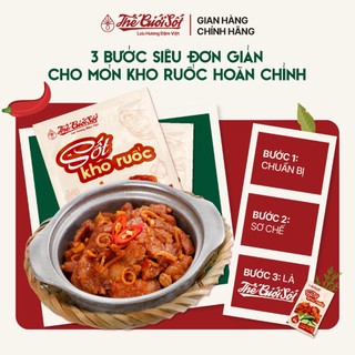 Sốt Kho Mắm Ruốc Gói 80 Gram THẾ GIỚI SỐT Gia Vị Nấu Ăn Hoàn Chỉnh Tiện Lợi Chuẩn Vị Đậm Việt