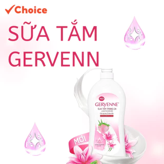 [Choice] Sữa Tắm Gervenne PD3 Trắng Da Hương Nước Hoa Cao Cấp, Chai 450gr