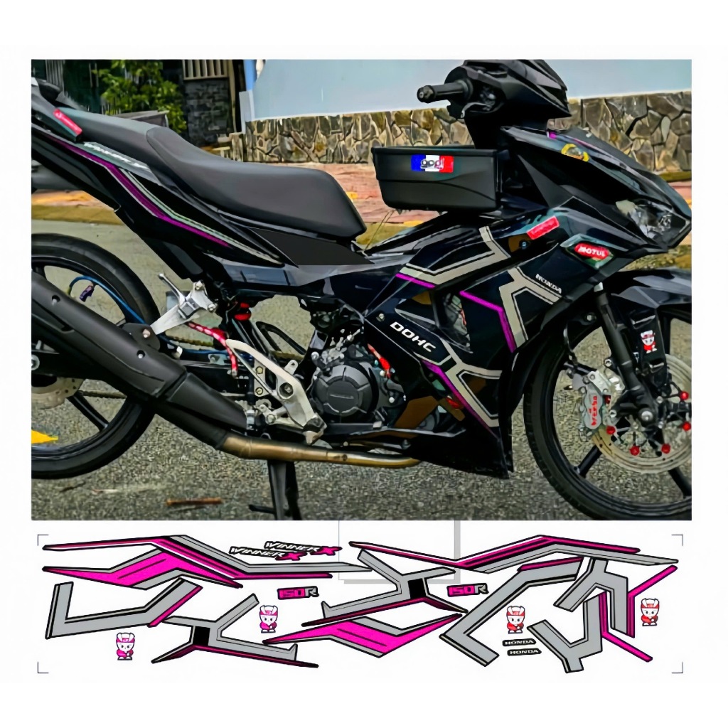 Tem rời WINNER X V3  cao cấp chất liêu in 3 lớp PPF chống nước không phai màu