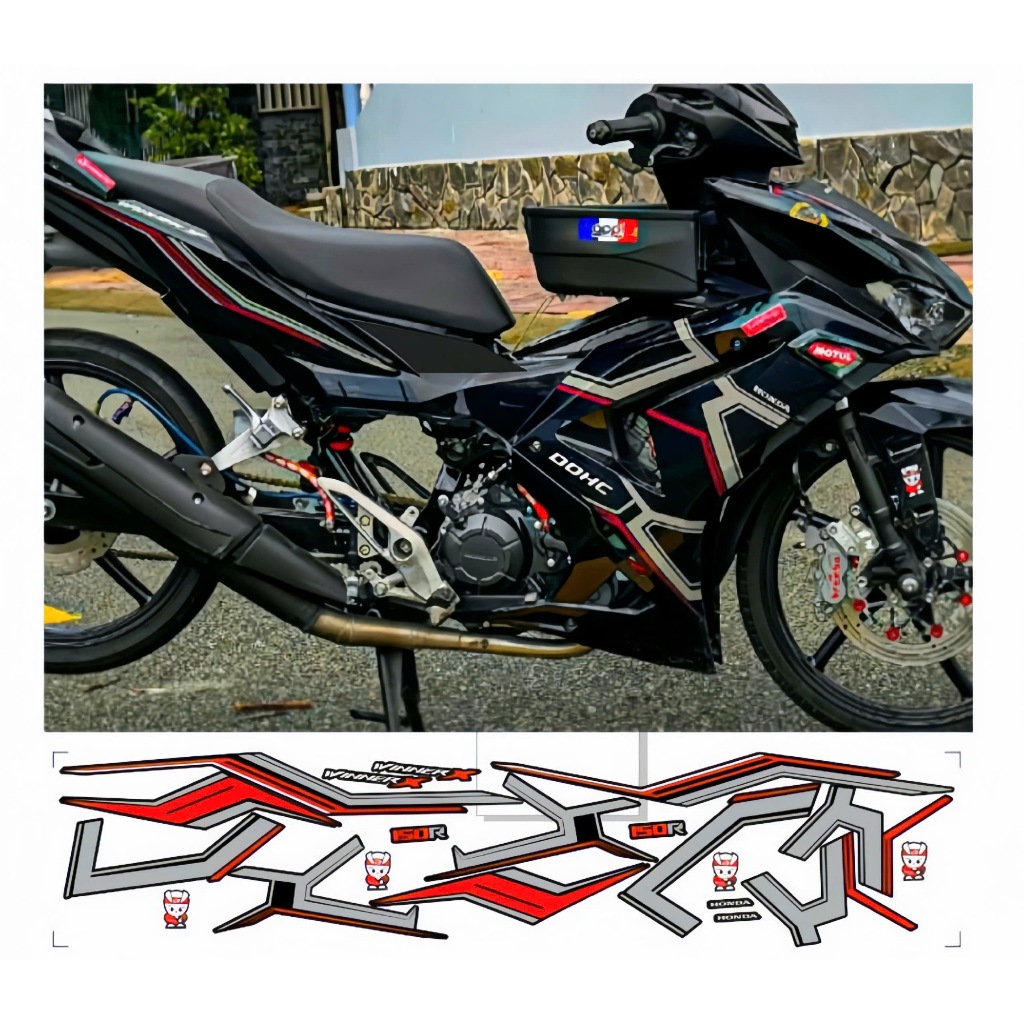 Tem rời WINNER X V3  cao cấp chất liêu in 3 lớp PPF chống nước không phai màu