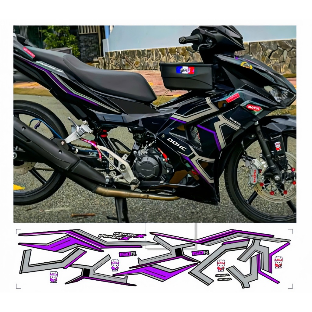 Tem rời WINNER X V3  cao cấp chất liêu in 3 lớp PPF chống nước không phai màu