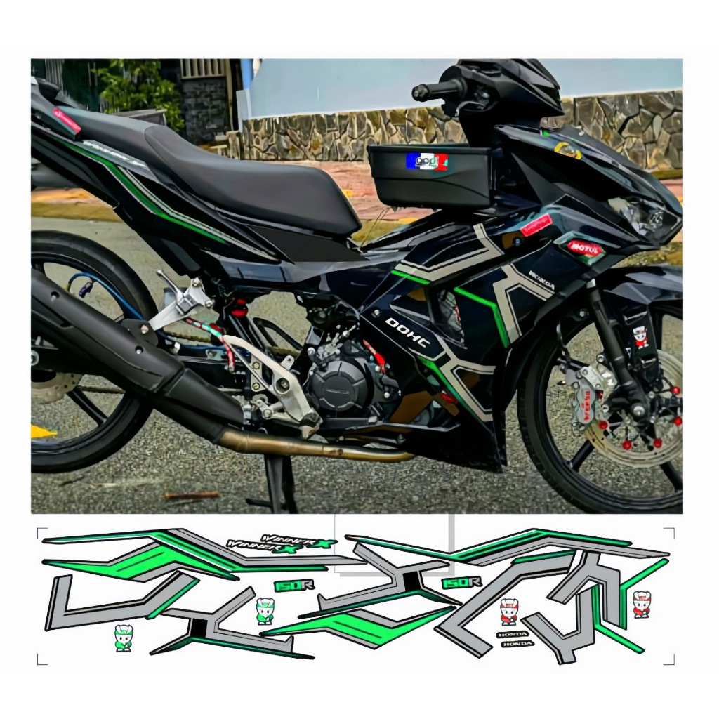 Tem rời WINNER X V3  cao cấp chất liêu in 3 lớp PPF chống nước không phai màu