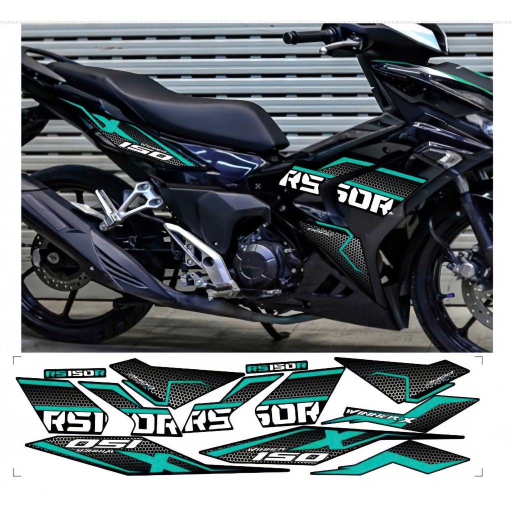 Tem rời WINNER X V3  cao cấp chất liệu in 3 lớp PPF chống nước không phai màu.