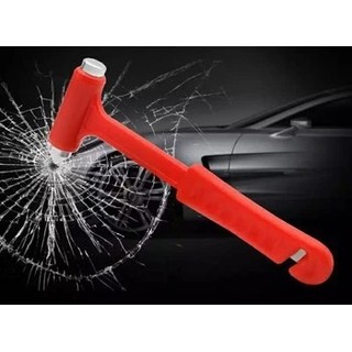 Búa thoát hiểm có giá đỡ kèm ô tô, búa phá kính đa năng cứu hộ cho xe