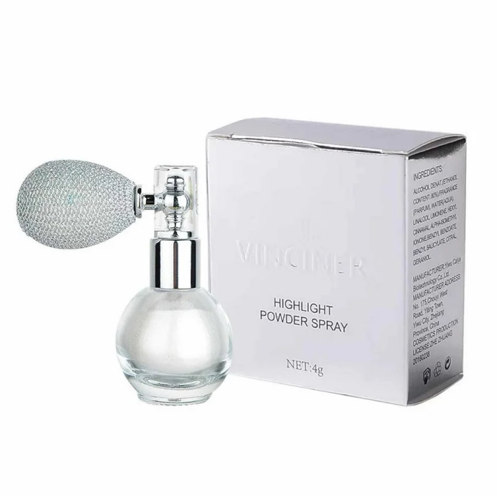 Hàng xịn giá rẻ-Chai xịt nhũ Teayason Highlight powder spray. Một sản phẩm dùng cho nhiều mục đích trang điểm