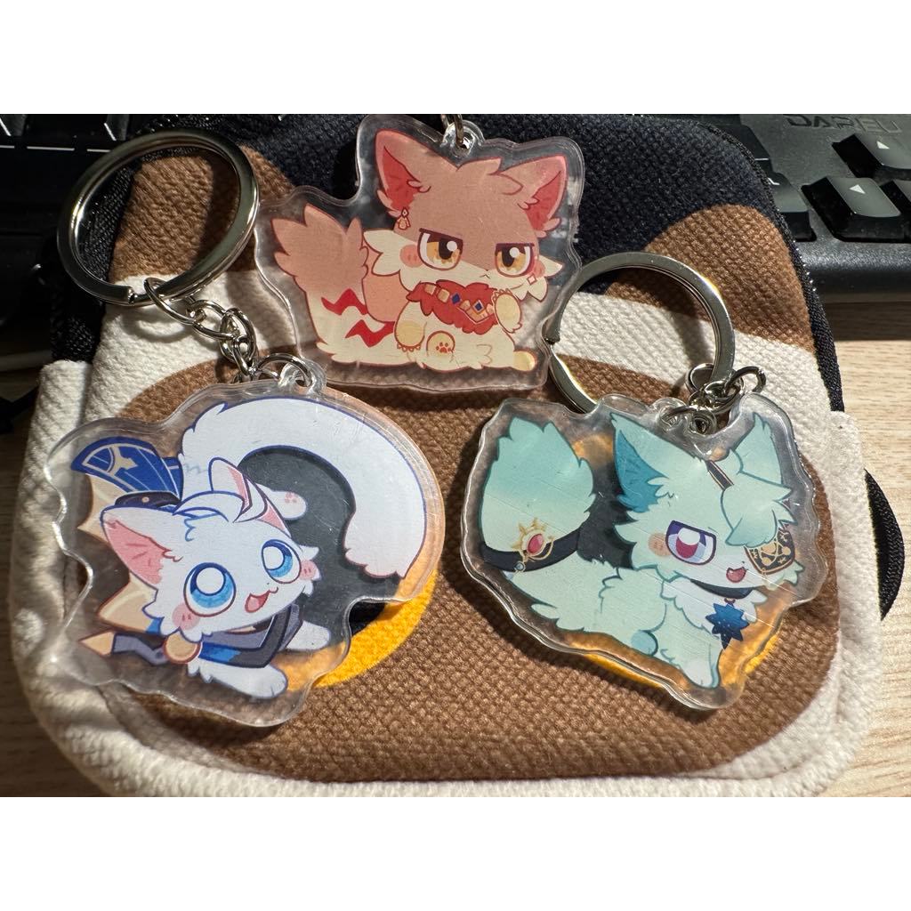 Móc Khoá Mèo Amphoreus – Honkai: Star Rail 5cm-Gift randomcard/key đơn ...