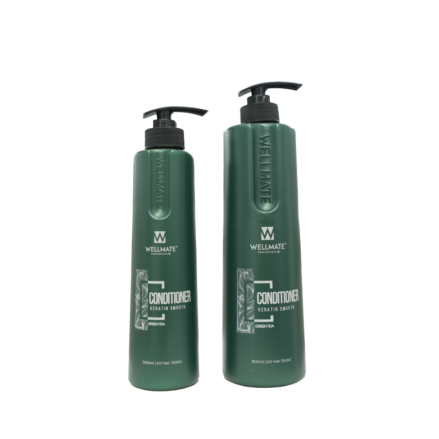 Dầu xả mượt tóc Keratin Wellmate dưỡng ẩm sâu giúp tóc chắc khoẻ và mềm mại phục hồi hư tổn 500ml