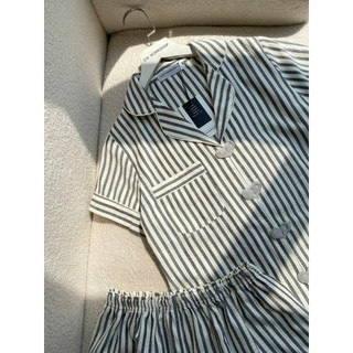 𝗛𝗮̀𝗻𝗴 𝗰𝗵𝗶́𝗻𝗵 𝗵𝗮̃𝗻𝗴 Bộ đồ ngủ mặc nhà pyjama Nana cúc tim xinh xắn - ON WORKSHOP