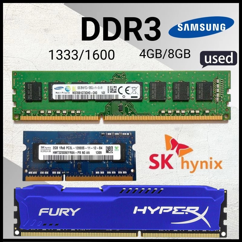 Desktop Ram Kingston Hyperx 4gb Ddr3 Kingston HyperX Fury