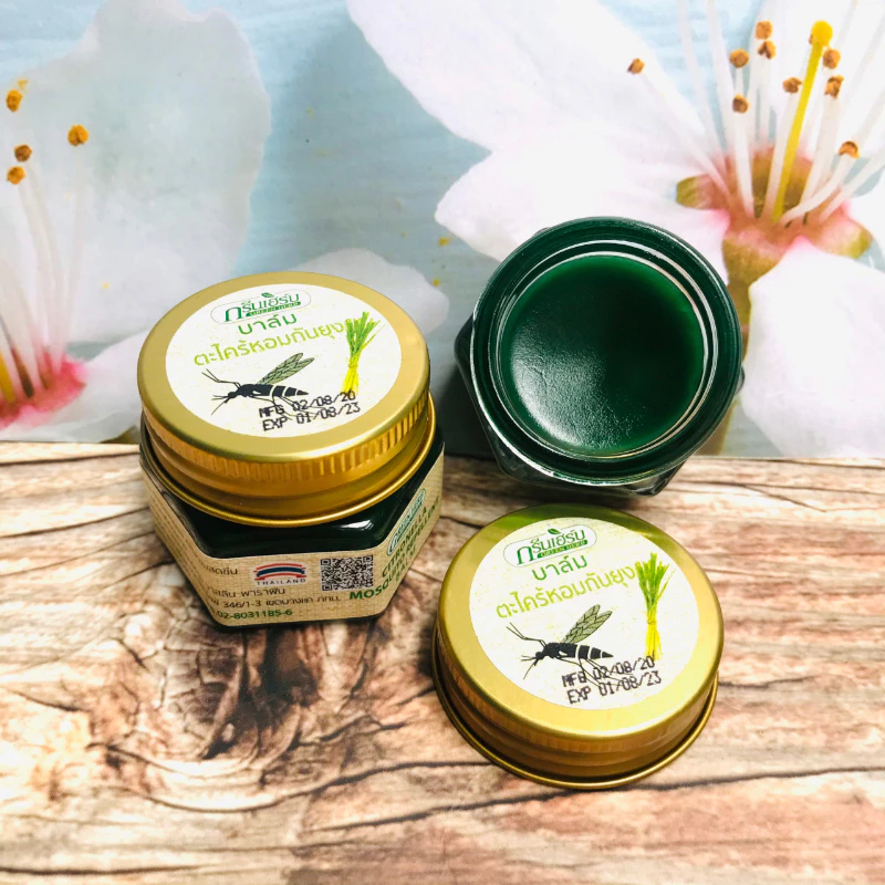 Dầu Cù Là Thoa Muỗi Đốt Green Herb Citronella Mosquito Repellent Balm Dầu Cù Là Thoa Muỗi Đốt Green Herb Citronella Mosquito Repellent Balm