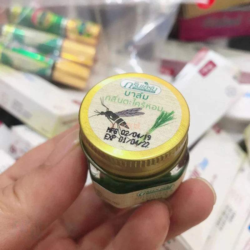 Dầu Cù Là Thoa Muỗi Đốt Green Herb Citronella Mosquito Repellent Balm Dầu Cù Là Thoa Muỗi Đốt Green Herb Citronella Mosquito Repellent Balm