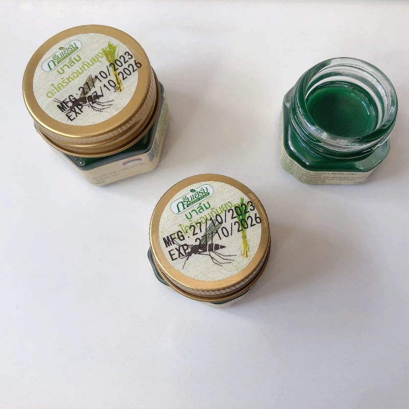 Dầu Cù Là Thoa Muỗi Đốt Green Herb Citronella Mosquito Repellent Balm