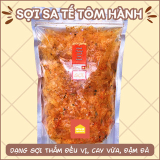 BÁNH TRÁNG SỢI SA TẾ TÔM HÀNH - Vị cay mặn ngọt đậm đà - Ăn Vặt Ngon Lắc Lư