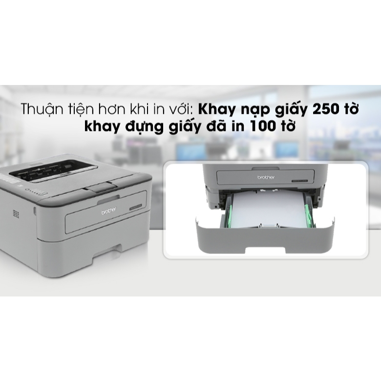 Máy In Laser Đen Trắng Brother HL-L2321D - In Đảo Mặt Tự Động, Tốc Độ Cao, Kết Nối USB | Máy In Tốt