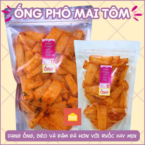 BÁNH TRÁNG ỐNG PHÔ MAI TÔM - Vị béo nhẹ, thêm ruốc nhuyễn đậm đà - Ăn Vặt Ngon Lắc Lư