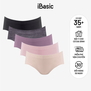 Combo 5 Quần lót bé gái iBasic không đường may seamless phom hipster lưng vừa PANG025