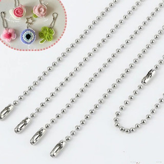 Dây bi, xích bi tròn, chất liệu sắt phụ liệu trang trí, làm móc khóa, vật liệu handmade Pinky Shop mã DXBIG1