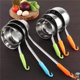Gáo Inox Cán Nhựa Màu Ngẫu Nhiên Cao cấp dùng để múc nước, sử dụng trực tiếp, ca múc nước nồi nấu mì an toàn sức khỏe