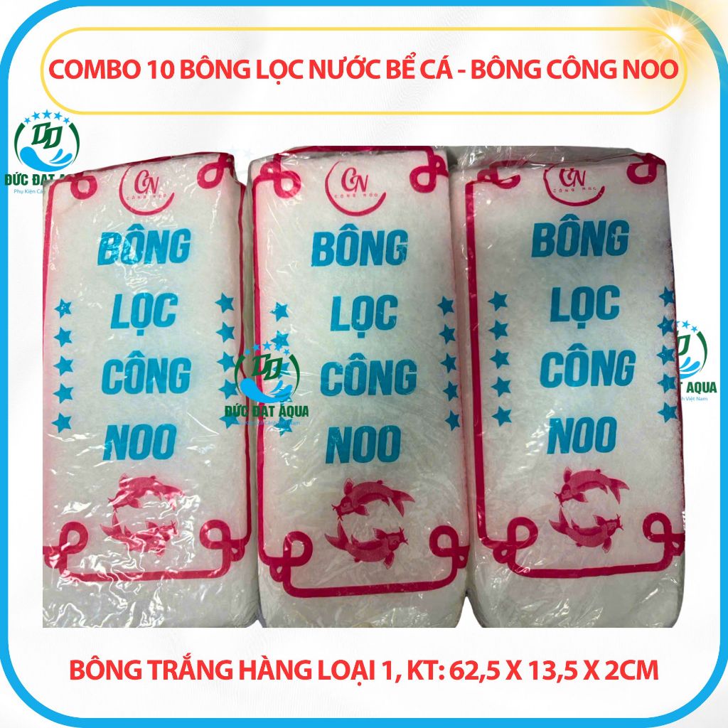 miếng Bông Lọc Bể Cá Combo 5 và 10 , kt: 74x14x2cm - Vật Liệu Lọc Bể cá loại tốt 8