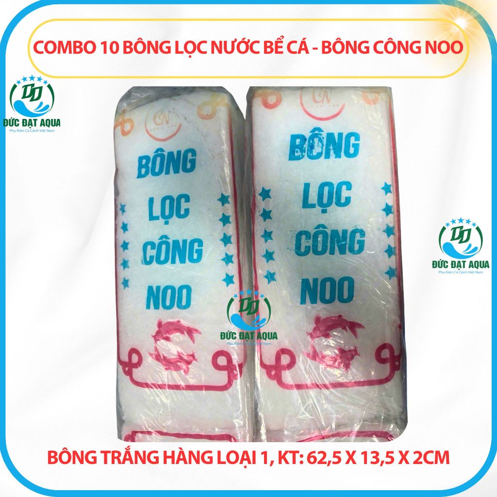 miếng Bông Lọc Bể Cá Combo 5 và 10 , kt: 74x14x2cm - Vật Liệu Lọc Bể cá loại tốt 7