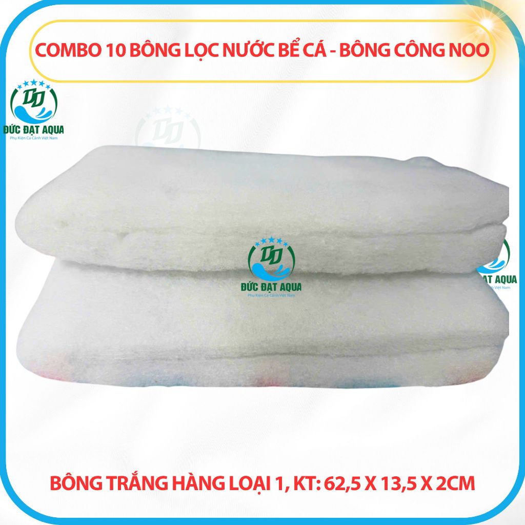 miếng Bông Lọc Bể Cá Combo 5 và 10 , kt: 74x14x2cm - Vật Liệu Lọc Bể cá loại tốt 2