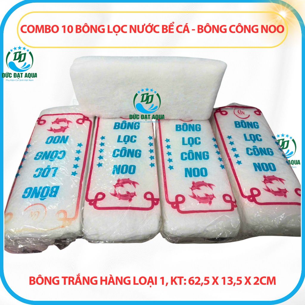 miếng Bông Lọc Bể Cá Combo 5 và 10 , kt: 74x14x2cm - Vật Liệu Lọc Bể cá loại tốt 4