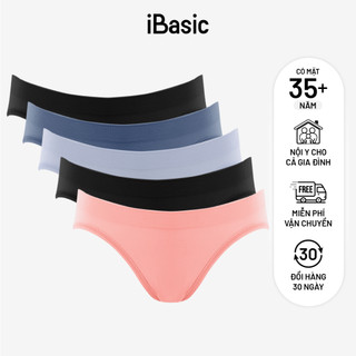 Combo 5 Quần lót bé gái iBasic không đường may seamless phom hipster lưng thấp PANG024