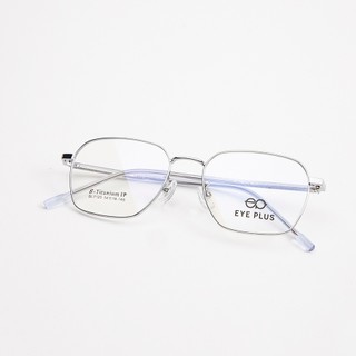 Gọng Kính Cận Nam Nữ Mạ Titan Eye Plus 7125 Dáng Vuông Chuôi TR90 Lõi Thép Bền, Siêu Nhẹ, Chống Gỉ