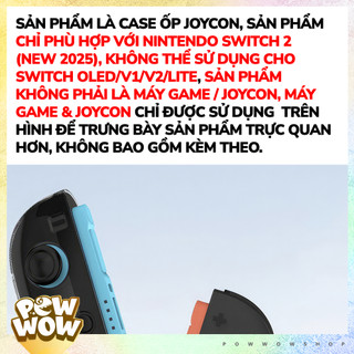 SWITCH2 Case Ốp Joycon TPU Dẻo / Nhựa Cứng Trong Suốt Dành Cho Nintendo Switch 2 (2025) Phong Cách Tối Giản