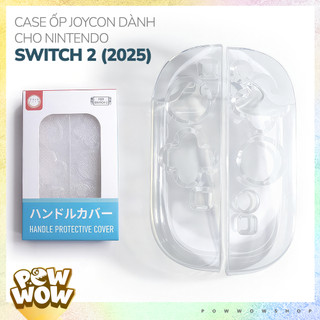 SWITCH2 Case Ốp Joycon TPU Dẻo / Nhựa Cứng Trong Suốt Dành Cho Nintendo Switch 2 (2025) Phong Cách Tối Giản