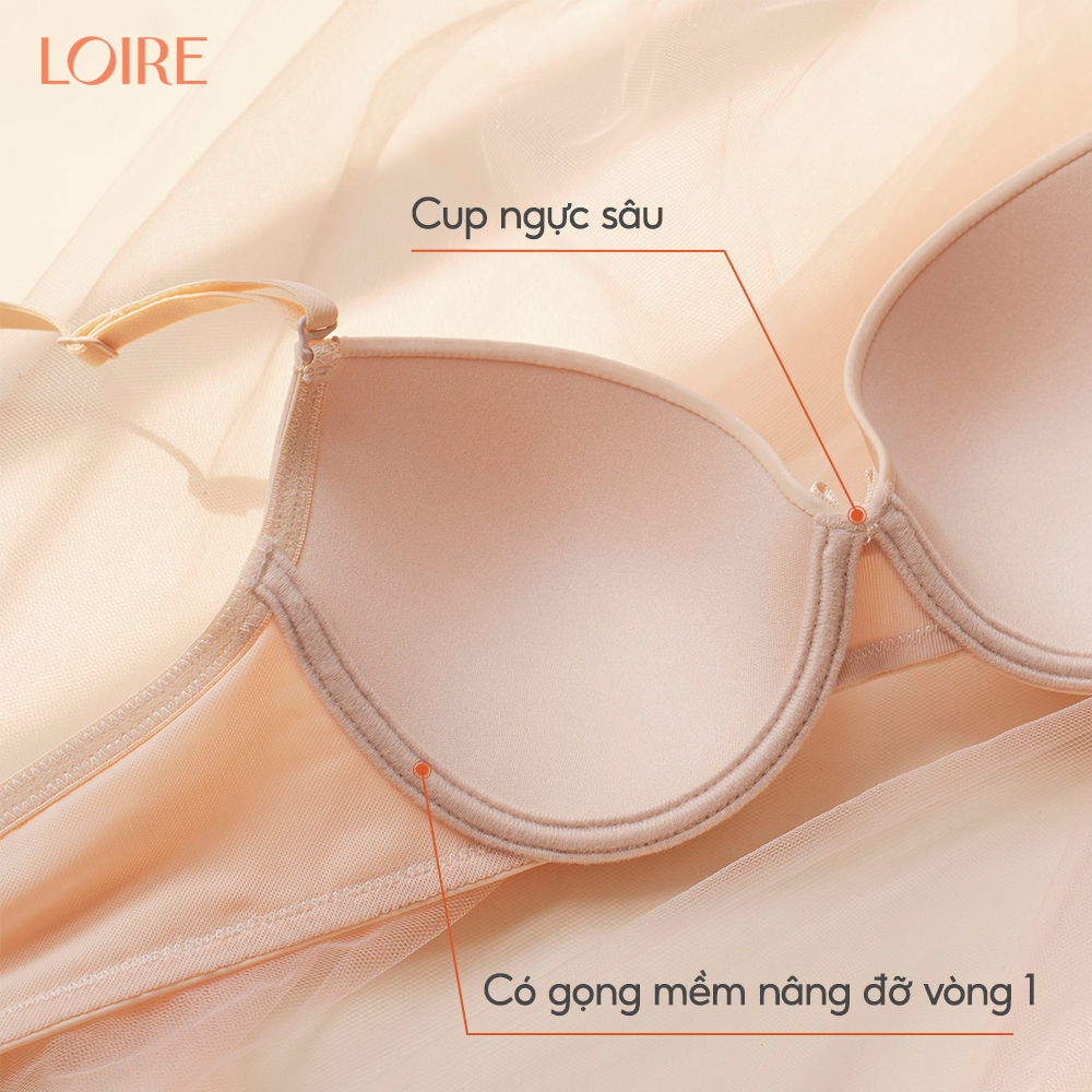 Áo Lót Đệm 0.5cm Có Gọng Tạo Chuẩn Form Vòng 1 Loirechic AL250309