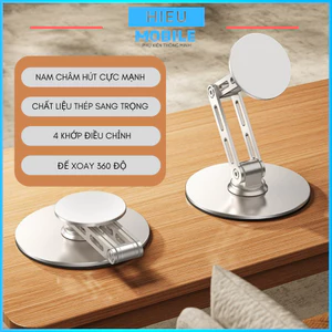 Giá đỡ điện thoại nam châm xoay 360 độ chất liệu thép CNC - MK8