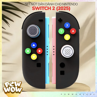 SWITCH2 Set Nút Dán Và Bọc Analog Dành Cho Joycon Nintendo Switch 2 (2025) Phong Cách Colorful Nhiều Màu