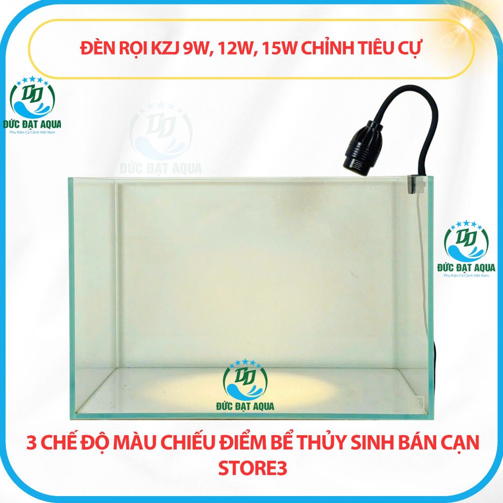 Đèn led rọi chỉnh tiêu cự 3 chế độ sáng KZJ Biotop cao cấp cho bể cá cảnh, thủy sinh 2