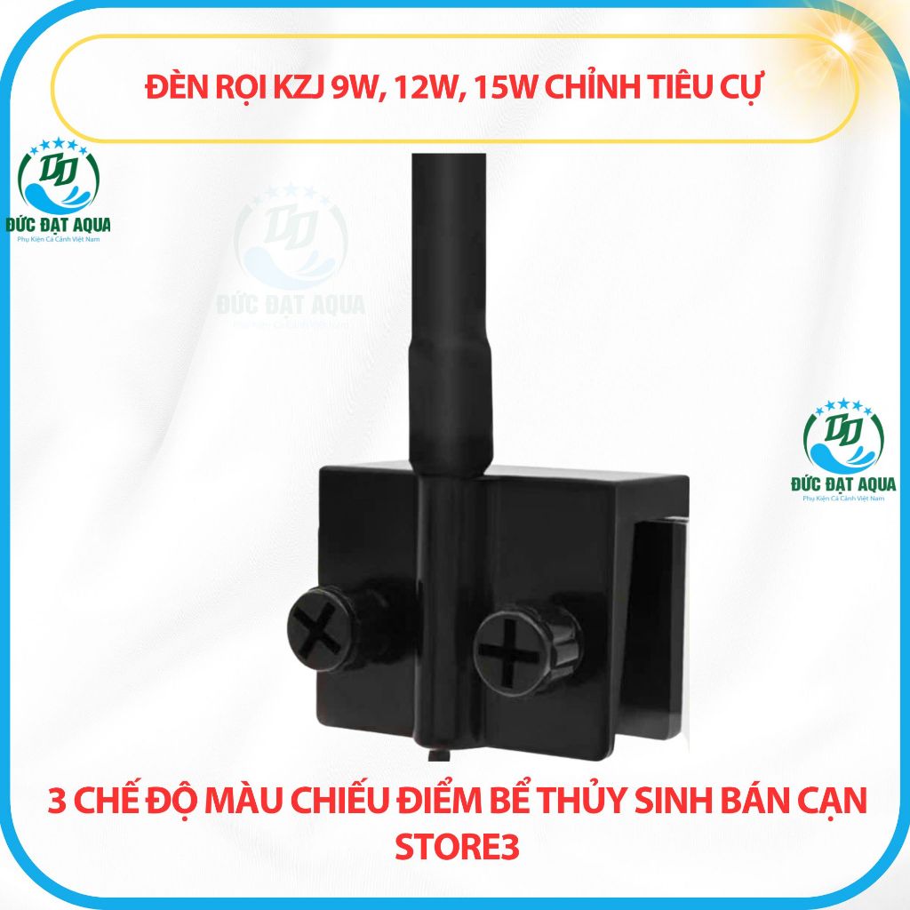 Đèn led rọi chỉnh tiêu cự 3 chế độ sáng KZJ Biotop cao cấp cho bể cá cảnh, thủy sinh 7