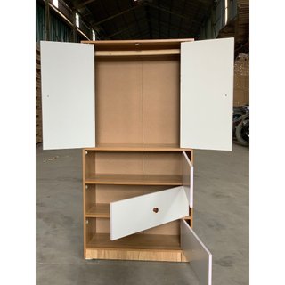 Tủ quần áo gỗ MDF cao cấp, tủ quần áo trẻ em 3 cánh 5 cánh nhiều ngăn tiện lợi, thiết kế nhỏ gọn phù hợp phòng trọ