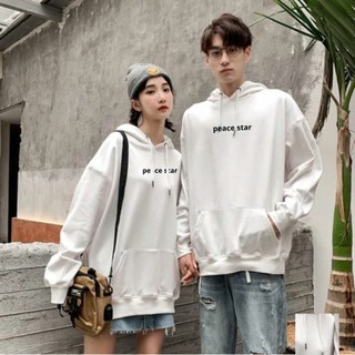 Áo hoodie thu đông PEACE nam nữ local brand form rộng chất nỉ bông , áo khoác chống nắng 3 màu in thỏ xx size 40-70kg