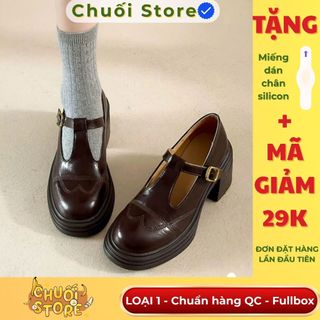 Giày oxford nữ da PU tổng hợp dệt vải đế cao su cổ điển tinh tế đáng yêu nhẹ nhàng