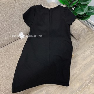 Váy bầu, đầm bầu tiểu thư sang chảnh đính 5 khuy ngọc