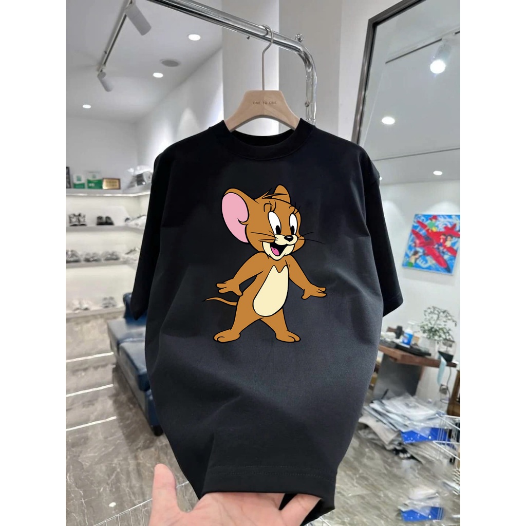 Áo thun hoạt hình Jerry TJ11 unisex nam nữ form rộng