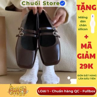 Giày bệt nữ da PU tổng hợp dệt vải đế cao su cao cấp phong cách nữ tính dễ đi thoải mái