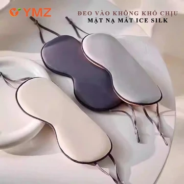 Tấm Bịt Mắt Che Mắt Ngủ YMZ, Bịt Mắt Ngủ Văn Phòng, Du Lịch Chống Chói Mắt, Miếng che mắt ngủ cao cấp 2 mặt ấm mát