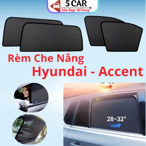 Rèm che nắng xe Huyndai Accent 2024-2025 form mới nhất Có nam châm hít châm chắc chắn chuẩn form theo xe