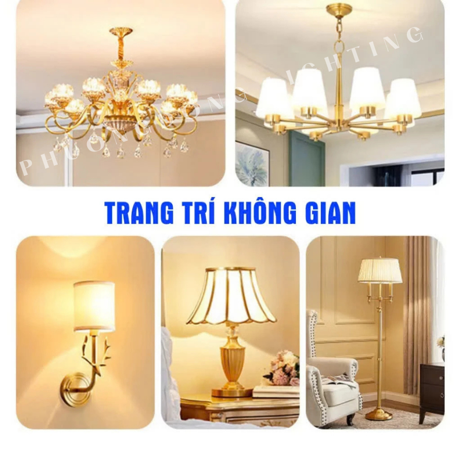 Bóng đèn Led bắp 12w đổi 3 màu ánh sáng Trắng - Vàng - Trung tính Đuôi E27 và E14