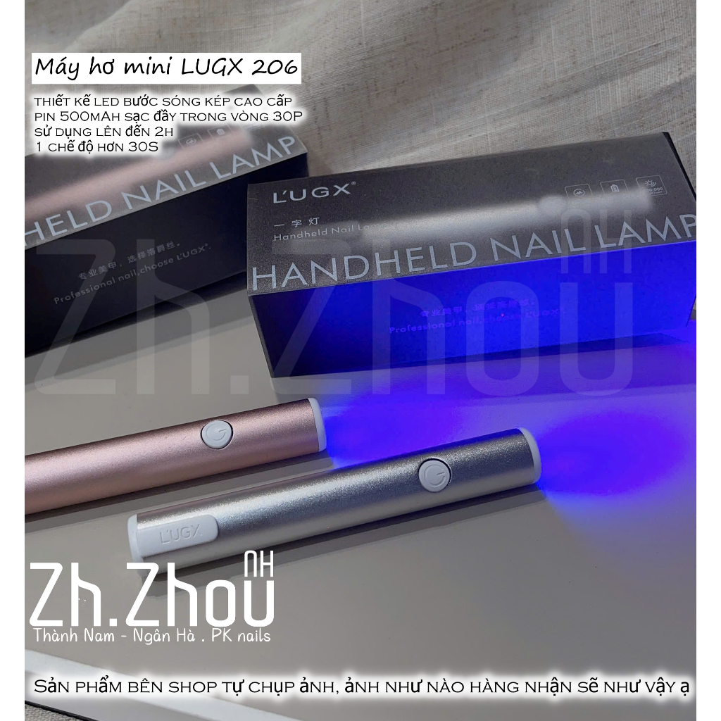Máy hơ mini LUGX 206, máy hơ mini cao cấp, máy hơ 1 ngón cao cấp lugx tích điện.