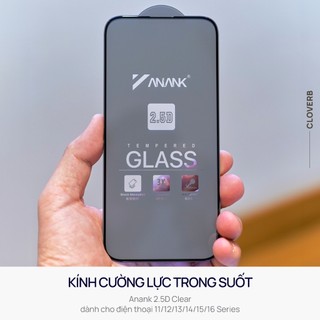 Kính Cường Lực Full Màn Anank cho iPhone 17 Pro Max Trong Suốt Chỗng Vỡ