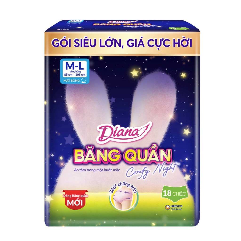 Combo 2 bịch BVS Comfy Night/ Beauty Hip 18/12 miếng siêu tiết kiệm