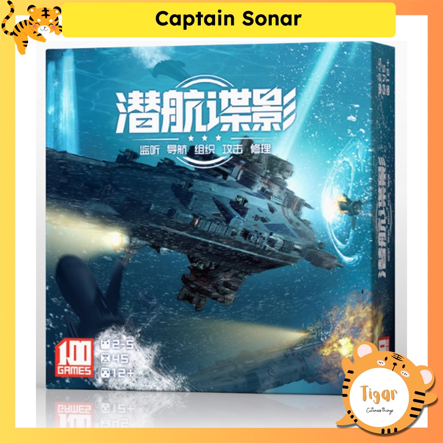 [Luật Việt] Boardgame CAPTAIN SONAR Game bắn tàu bản Trung